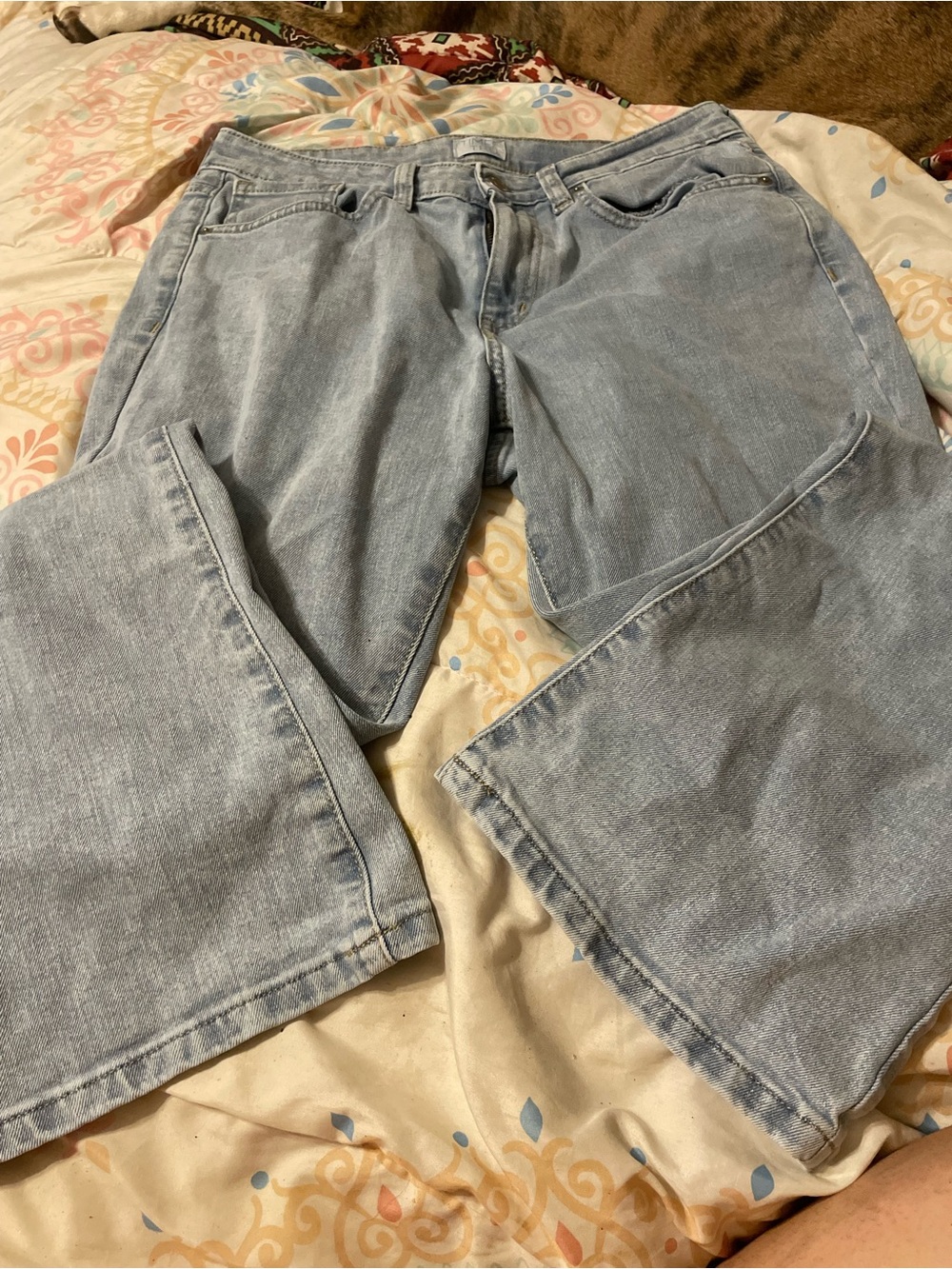 Time and Tru Light Wash Flare Jeans